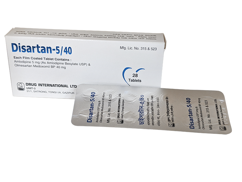 Picture of Disartan 5/40 Tablet
